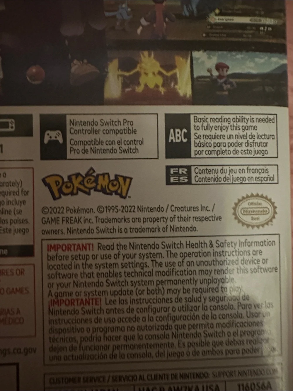 Nintendo Pokémon Legends: Arceus - Blue & Green Cover